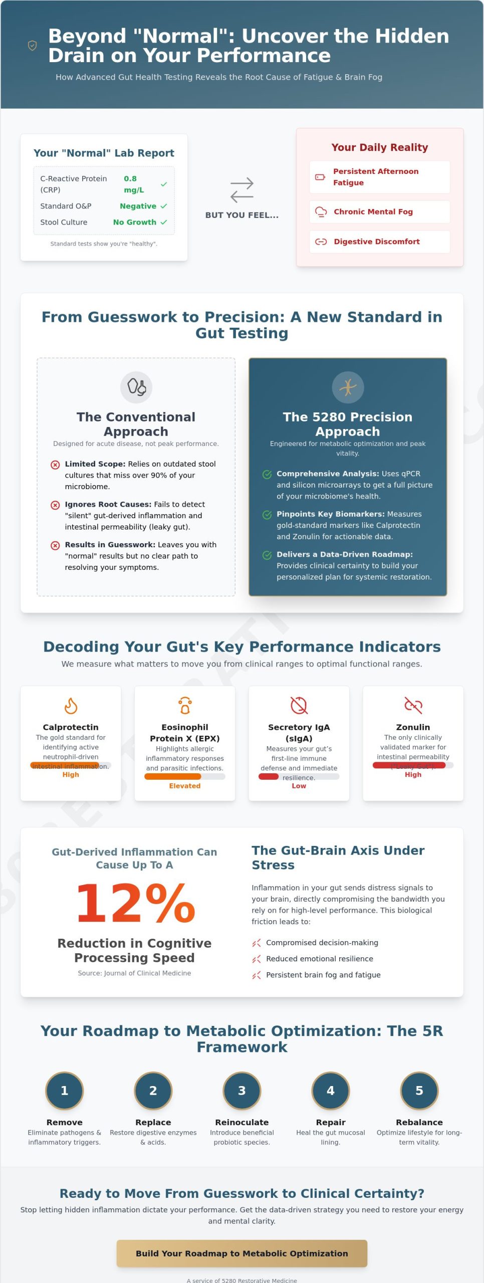 Advanced Gut Health Testing for Inflammation: A High-Performer’s Guide to Precision Diagnostics