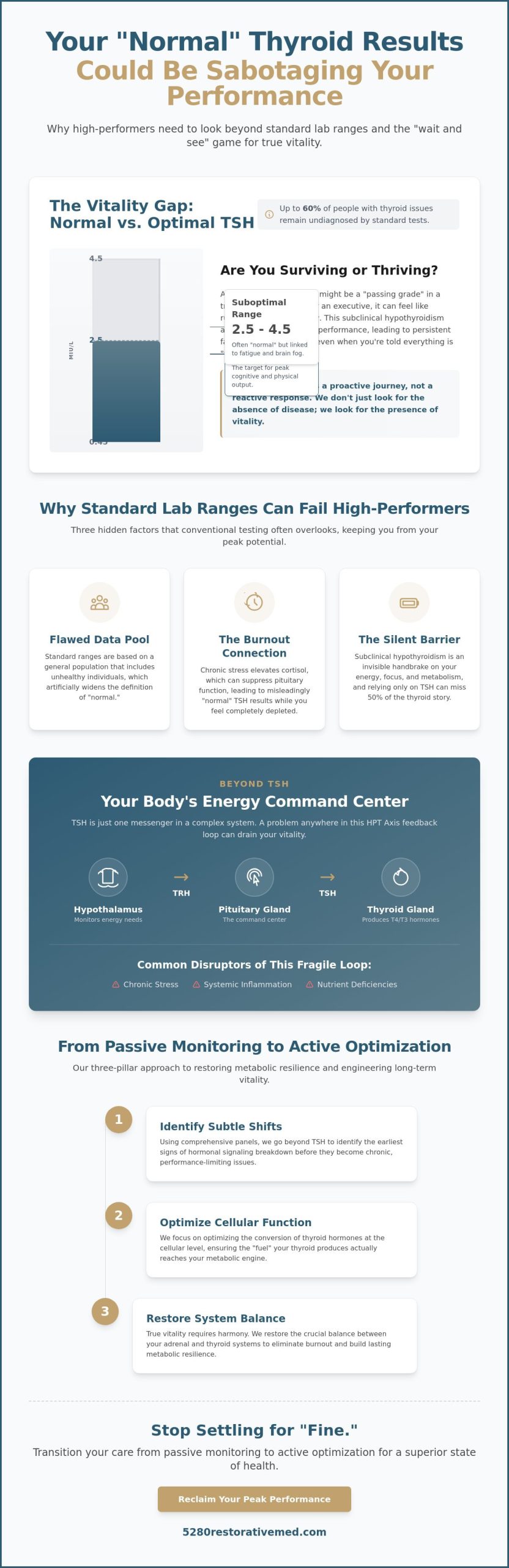 Understanding TSH Levels: The High-Performer’s Guide to Thyroid Optimization