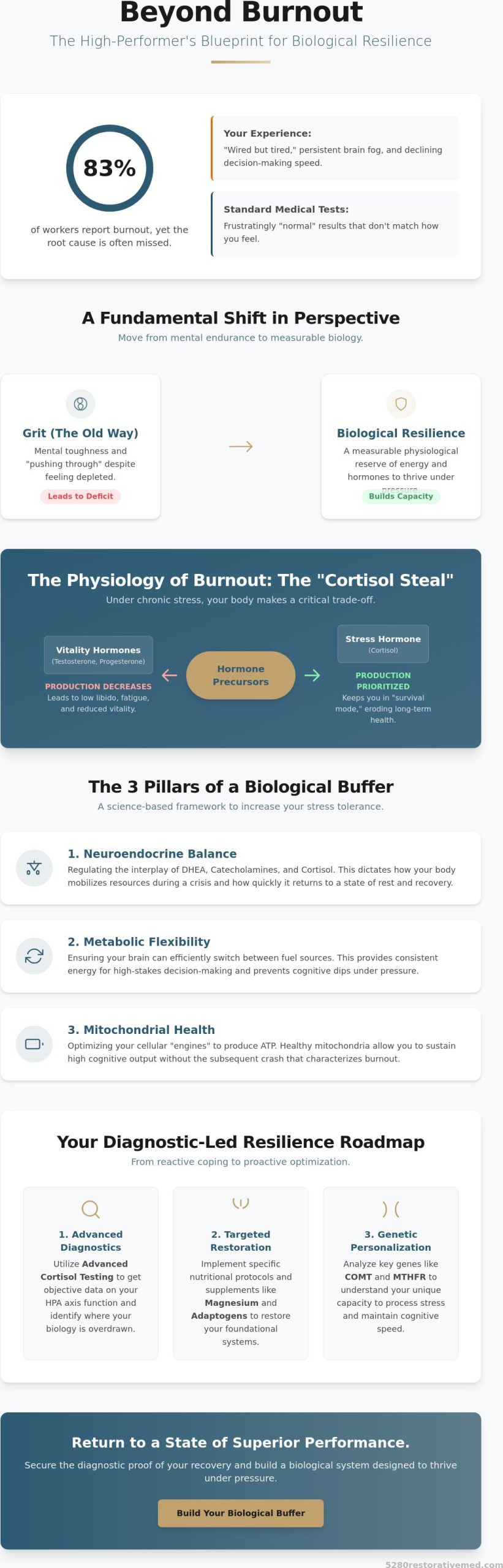 How to Build Resilience to Workplace Stress: A Functional Medicine Approach for High-Performers