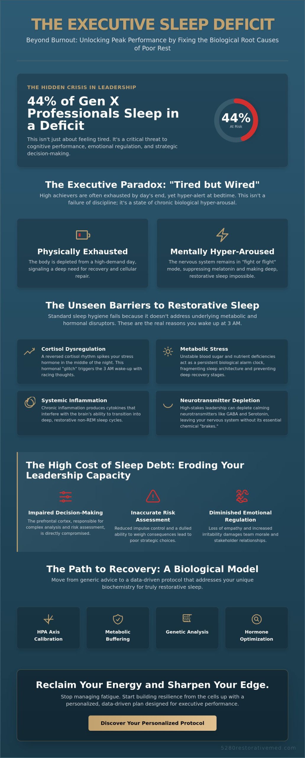 How to Improve Sleep Quality for Executives: A Functional Medicine Protocol for 2026