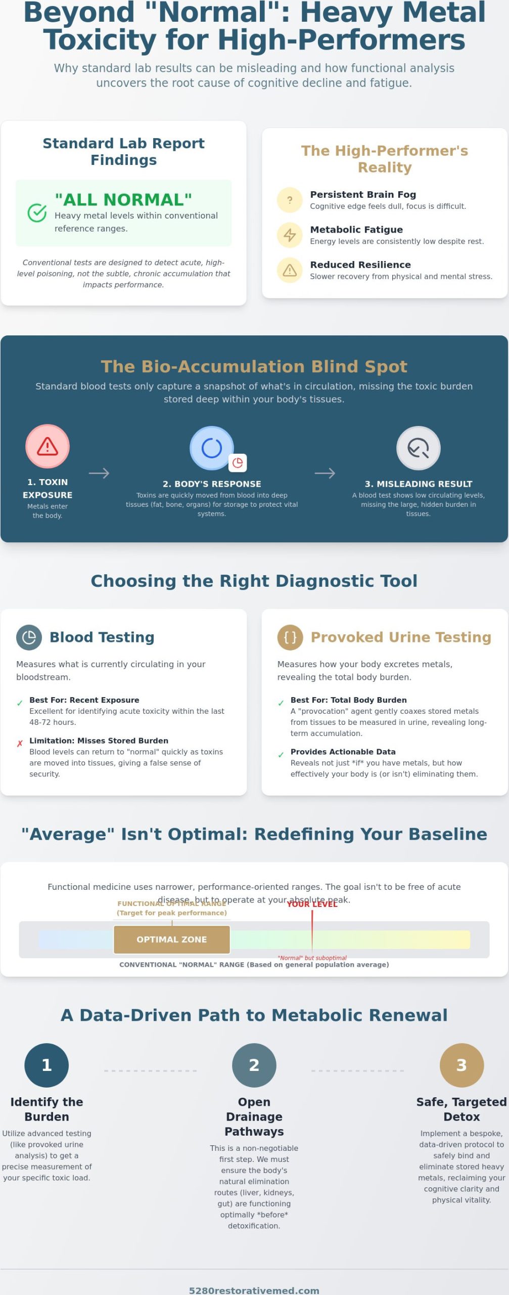 Testing for Heavy Metal Toxicity: A High-Performer’s Guide to Functional Analysis