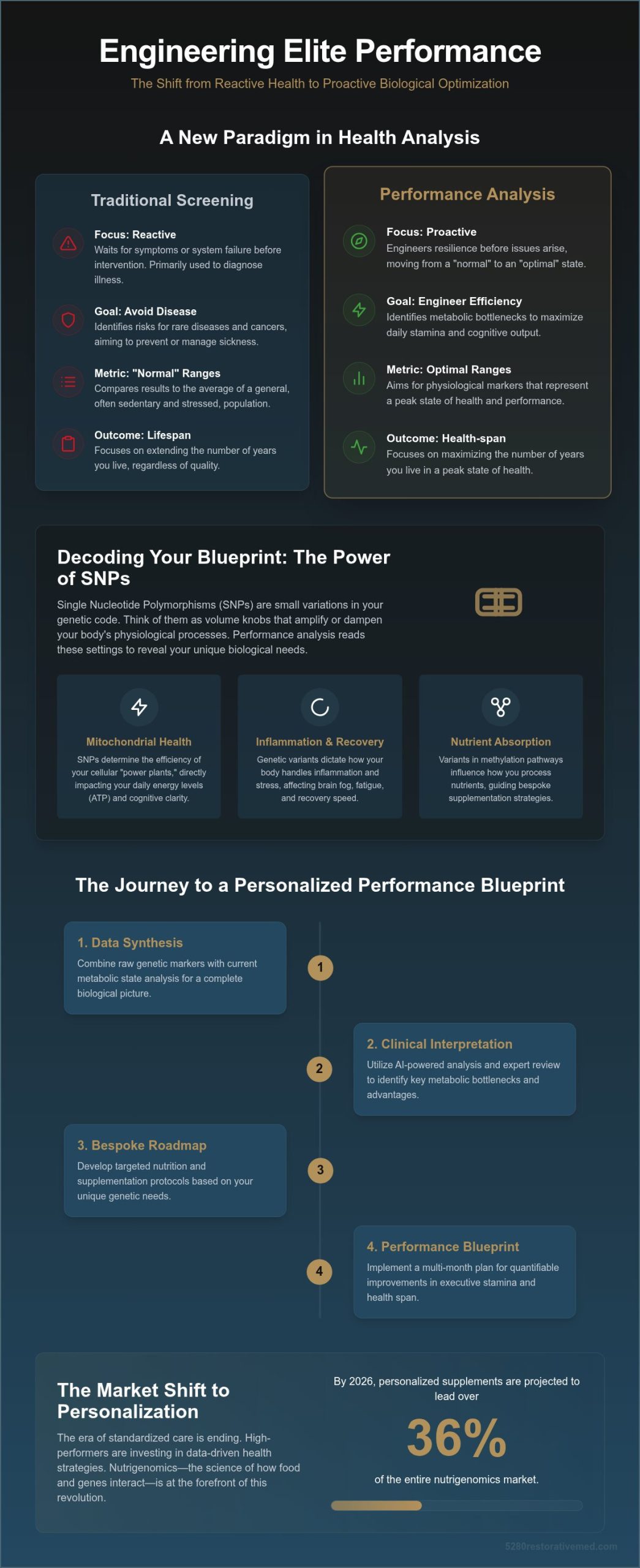Genetic Analysis for Performance: The 2026 Executive Health Optimization Blueprint